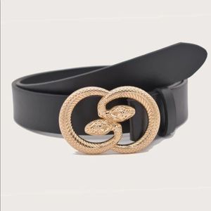 Snake Design Buckle Belt